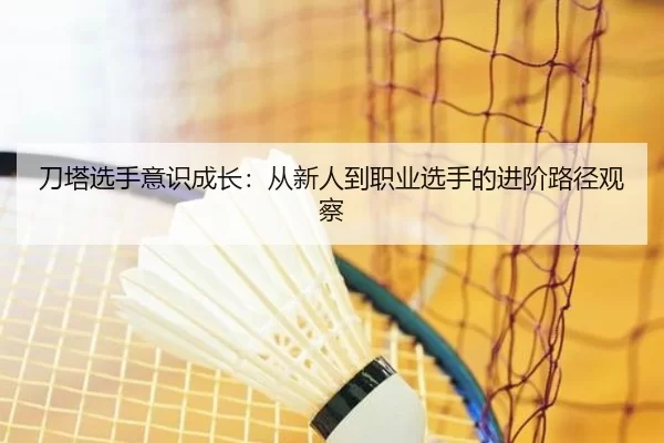 刀塔选手意识成长：从新人到职业选手的进阶路径观察
